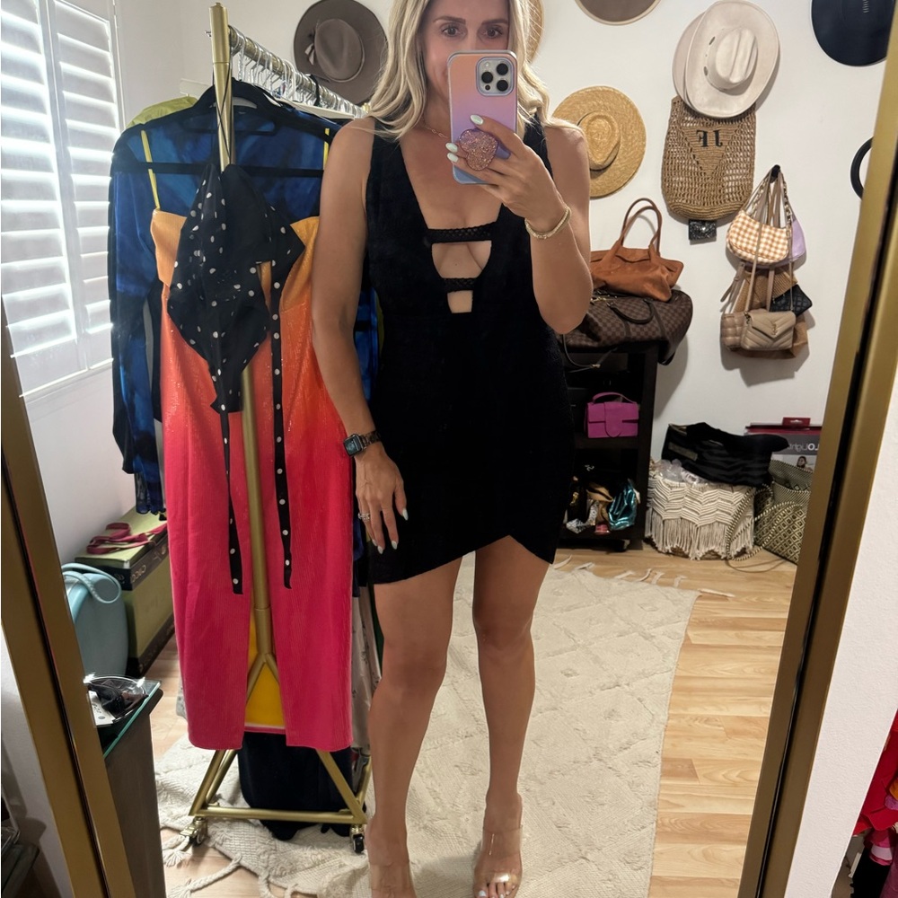Nightcap Midnight Lace Dress